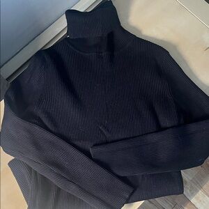 Faded Glory Women's Black Turtleneck Sweater